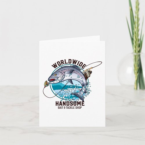 Worldwide Handsome Bait and Tackle Shop Card