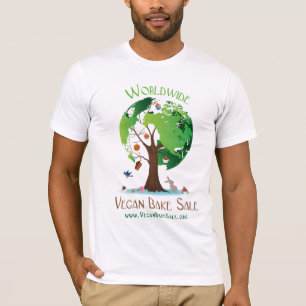 Worldwide Vegan Bake Sale shirt by Reagan Kimball