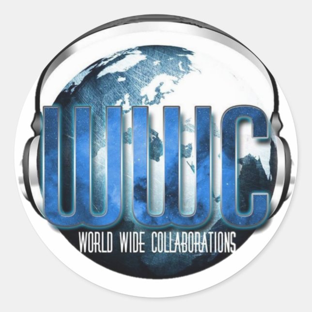 worldwidecollaboration products classic round sticker (Front)