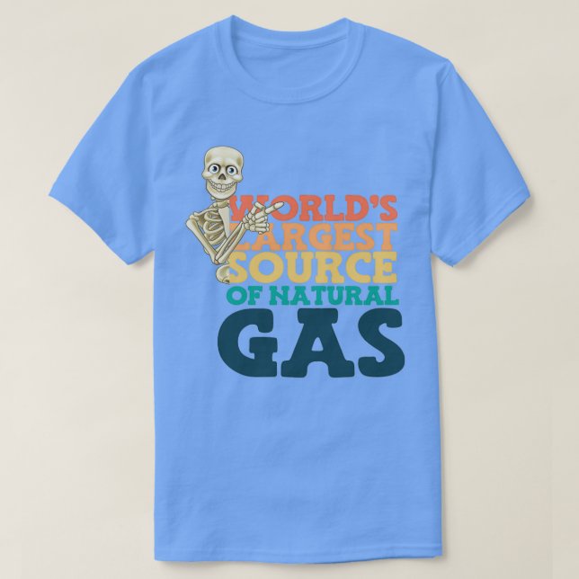 Worldx27s Largest Supply of Natural Gas T-Shirt (Design Front)