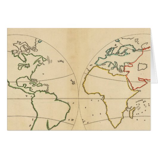 Worlp Map with 5 Zones Cards (Front Horizontal)
