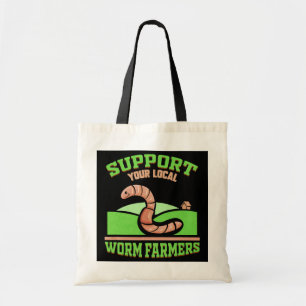 Worm Farmer Vermiculture Worm Composting Tote Bag