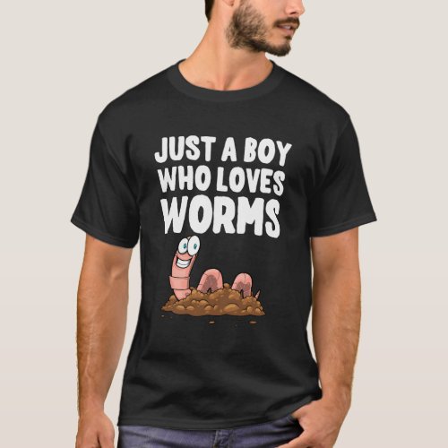 Worm For Worm Hunter Worm Farmer Com T_Shirt