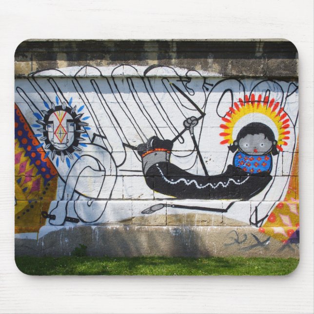 Worm Girl Mouse Pad (Front)