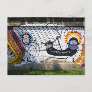 Worm Girl Postcard