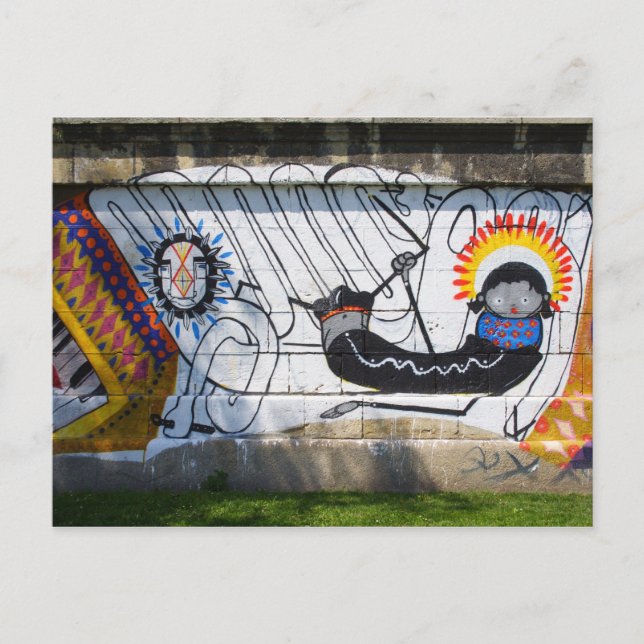 Worm Girl Postcard (Front)