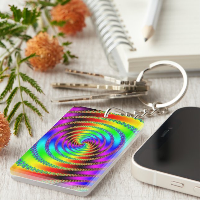 Worm Hole Keychain (Front Right)