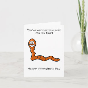 Worm in my heart, Happy Valentine's Day Card