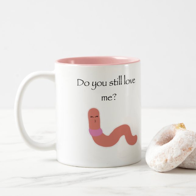 Worm Meme Mug (With Donut)