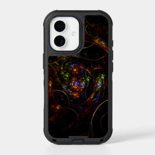 Wormhole Science Fiction Fractal iPhone 17 Case