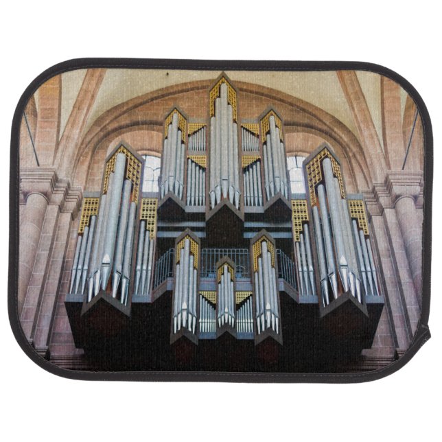 Worms Cathedral Car Mat (Rear)