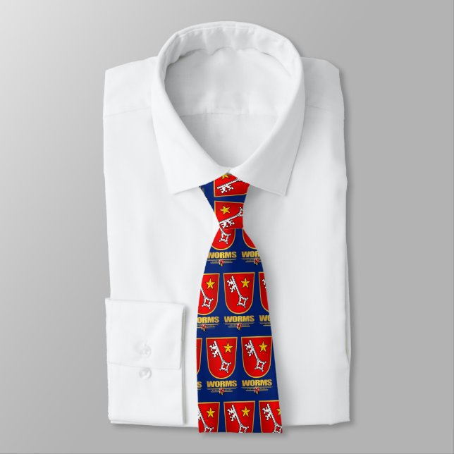 Worms Neck Tie (Tied)