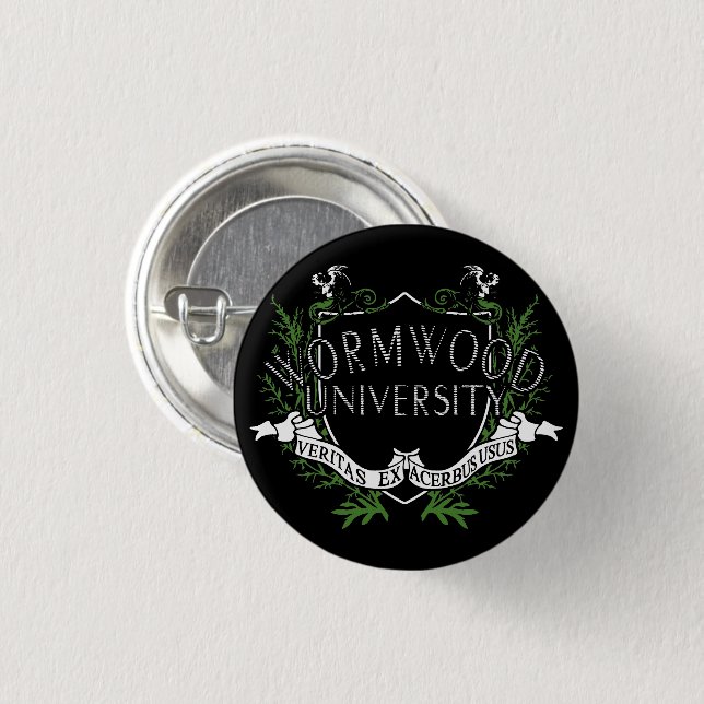 Wormwood University Pinback Button (Front & Back)