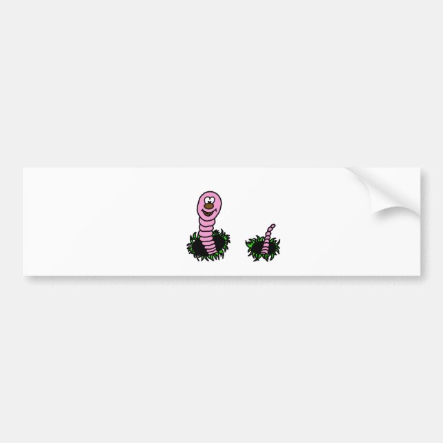 wormy bumper sticker (Front)