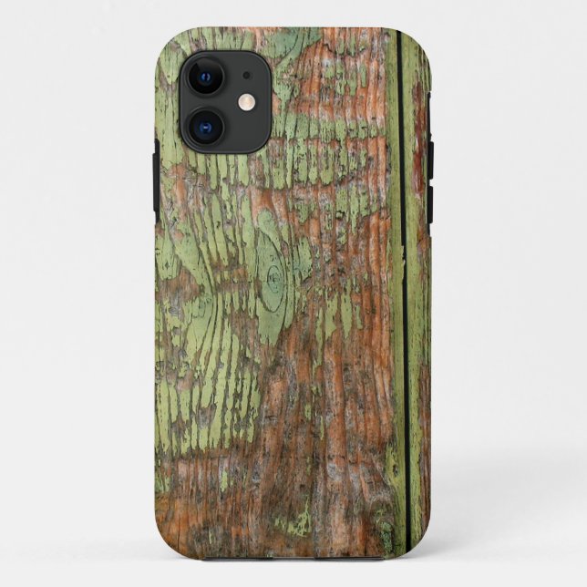 Worn and Weathered Green Barn Wood Case-Mate iPhon Case-Mate iPhone Case (Back)