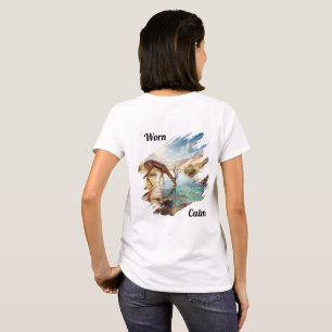 Worn Calm   Antelope Drinking at Creek T-Shirt
