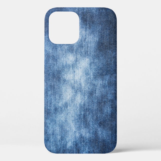 Worn denim fabric, textured background. Case-Mate iPhone case (Back)
