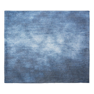 Worn denim fabric, textured background. duvet cover
