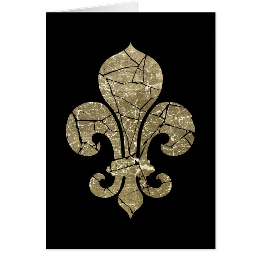 Worn Fleur De Lis Cards (Front)