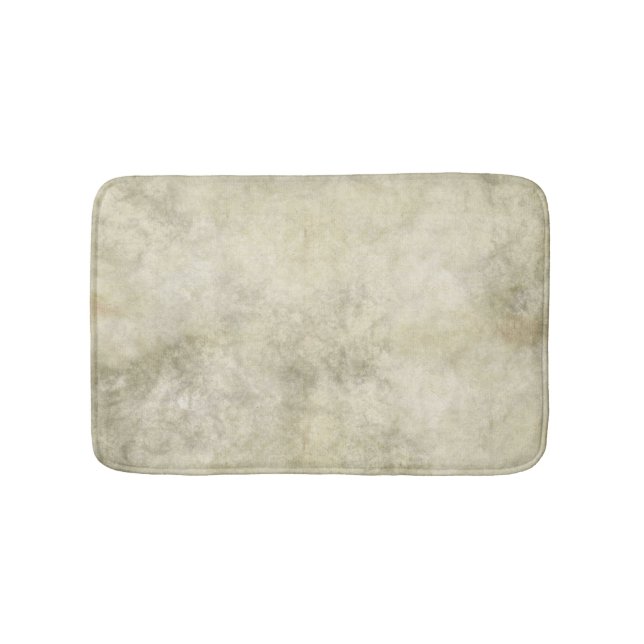 Worn Gray Brown Marble Texture Bath Mat (Front)