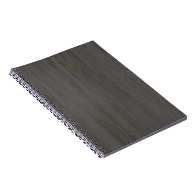Worn Grungy Brushed Metal Notebook (Right Side)