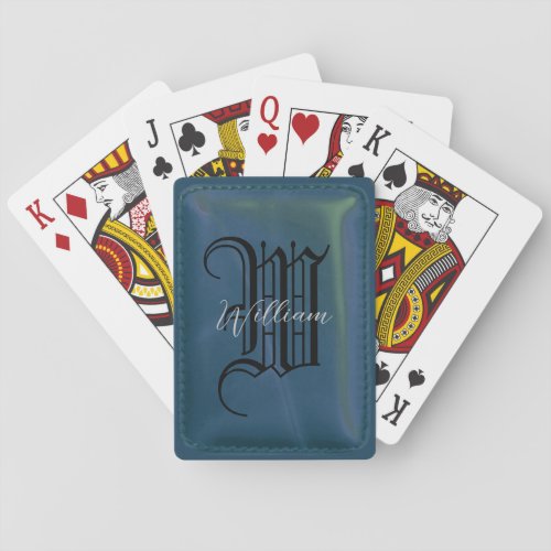 Worn Leather Look Playing Cards