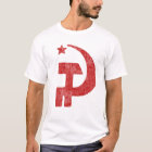 Worn-Look Soviet Communist Logo T-Shirt