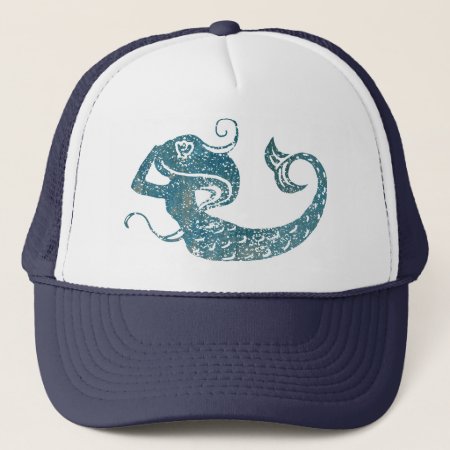 Worn Mermaid Trucker Hat