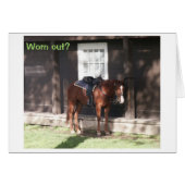 Worn Out? (Front Horizontal)