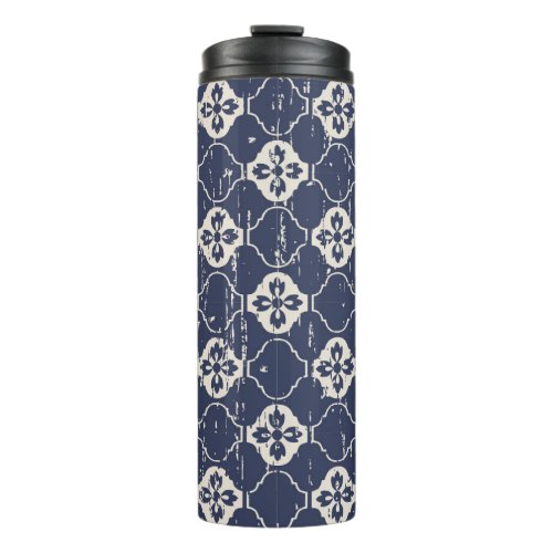 Worn Out Flowers Vintage Seamless Thermal Tumbler