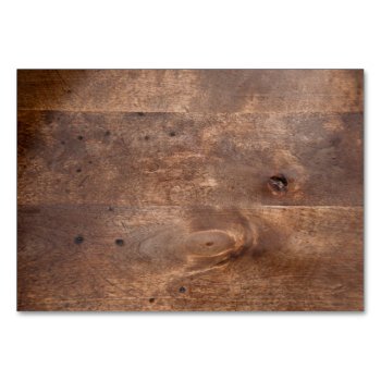 Worn Pine Board Table Number by hildurbjorg at Zazzle