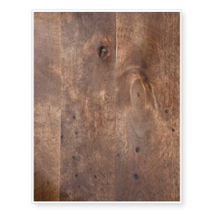 Worn pine board temporary tattoos