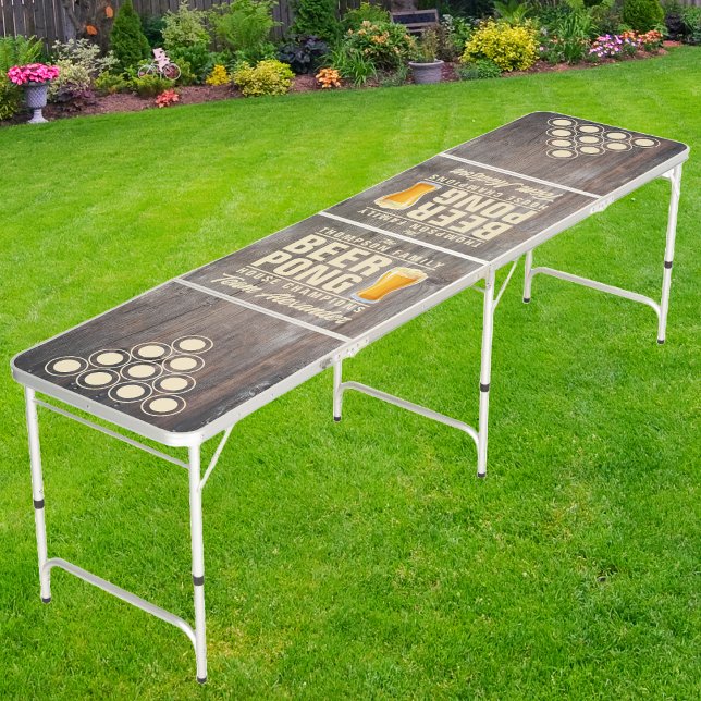 Worn Planks Brew Battle Champions Team Names Beer Pong Table (Creator Uploaded)