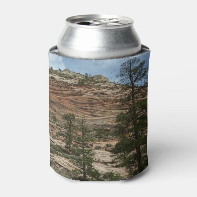 Worn Rock Walls in Zion National Park Can Cooler (Can Front)