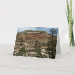 Worn Rock Walls in Zion National Park Card