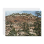 Worn Rock Walls in Zion National Park Card