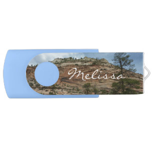 Worn Rock Walls in Zion National Park Flash Drive