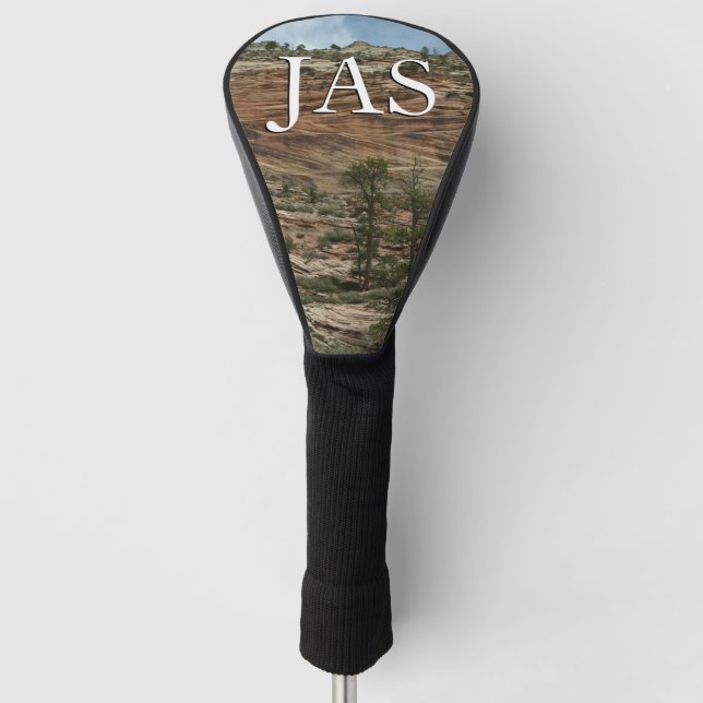 Worn Rock Walls in Zion National Park Golf Head Cover (Front)