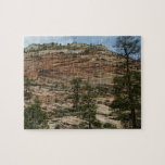 Worn Rock Walls in Zion National Park Jigsaw Puzzle