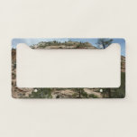 Worn Rock Walls in Zion National Park License Plate Frame