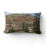 Worn Rock Walls in Zion National Park Lumbar Pillow