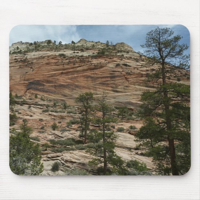 Worn Rock Walls in Zion National Park Mouse Pad (Front)