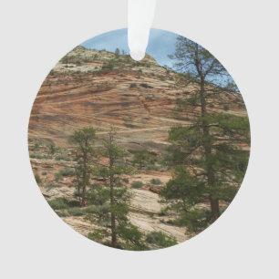 Worn Rock Walls in Zion National Park Ornament