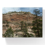 Worn Rock Walls in Zion National Park Paperweight