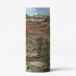 Worn Rock Walls in Zion National Park Pillar Candle
