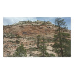 Worn Rock Walls in Zion National Park Rectangular Sticker