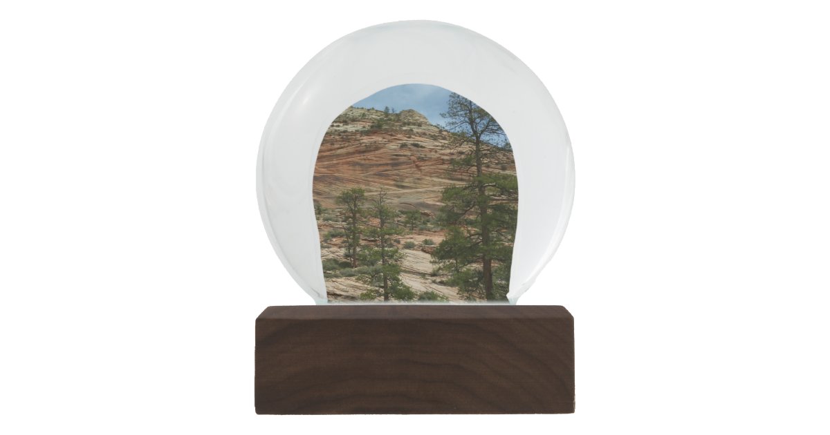Snow globe Worn Rock Walls in Zion National Park Snow Globe | Zazzle.com