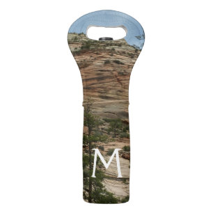 Worn Rock Walls in Zion National Park Wine Bag
