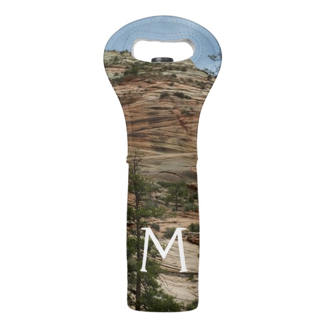 Worn Rock Walls in Zion National Park Wine Bag (Front)