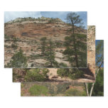 Worn Rock Walls in Zion National Park Wrapping Paper Sheets